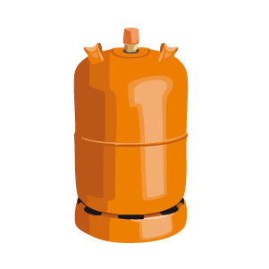 Gas butano y propano